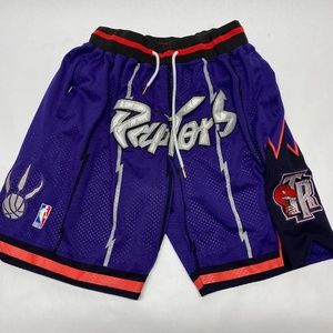 Toronto Raptors by Just Don Shorts NBA Basketball Size Medium